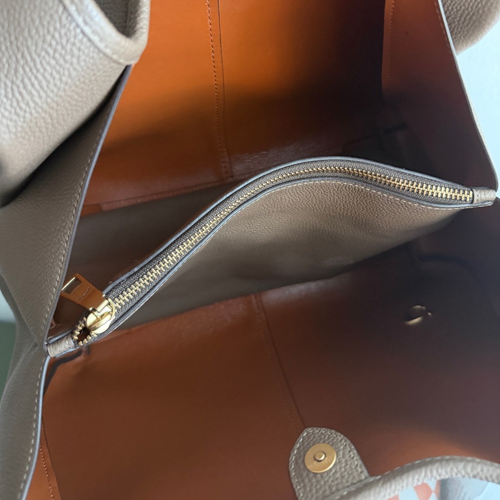 Coach Large Lana Shoulder Bag - Dark Stone - Picture 8 of 13